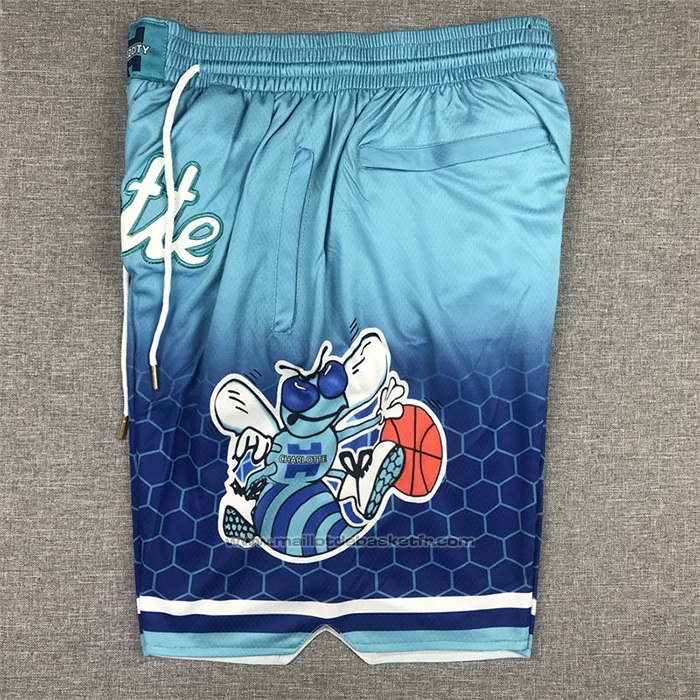 Short Charlotte Hornets Ville Just Don 2021-22 Vert